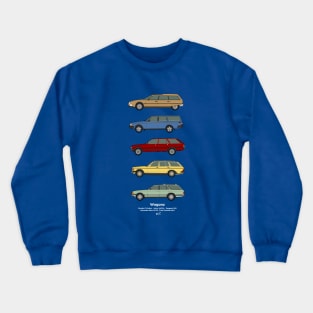 Wagonz classic car collection Crewneck Sweatshirt